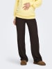 ONLY Hose mit weitem Beinschnitt in Black Coffee