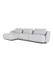 ebuy24 Sofa Bergen Hellgrau 162 x 312 cm
