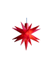 Sterntaler Dekostern | Weihnachtsstern Baby-Stern | 18-Zacker | Rot | 8cm | Innen