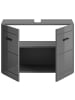ebuy24 Waschbeckenunterschrank Soft Grau 80 x 34 cm