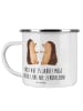 Mr. & Mrs. Panda Becher Emaille 15. Hochzeitstag Gläserne Hochze... in Weiß