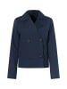 DreiMaster Damen Kurze Trenchjacke in Nachtblau