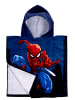 United Labels Spiderman - Badeponcho  Baumwolle 100 x 50 cm in blau/rot