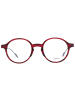 Locman Unisex Optische Fassungen Panto Rot