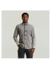 G-Star Raw Langarmhemd in sun faded graphite grey