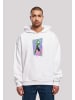 F4NT4STIC Ultra Heavy Hoodie David Bowie Moonlight Dance in weiß