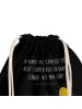 Mr. & Mrs. Panda gym tasche Pinguin Surfer mit Spruch in Schwarz