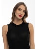 faina Damen Body In Glitzer-Optik in Schwarz