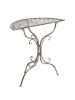 Beliani Gartentisch NURRA  in Grau - (W) 36 x (H) 75 x (L) 80 cm