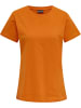 Hummel T-Shirt S/S Hmlred Basic T-Shirt S/S Woman in ORANGE TIGER