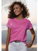 LASCANA Kurzarmshirt in pink