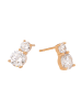 faina Women Earrings in Rose Gold White
