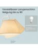VASAGLE Stehlampe Lilea in Weiß - (B)45 x (H)161.5 x (T)45 cm