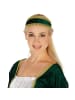 tectake Wundervolles, langes Burgprinzessinnen-Kleid, grün/weiß
