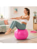relaxdays Gymnastikball Set in Rosa - Ø 65 cm