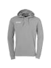 Kempa Kapuzenpullover HOODY in dark grau melange