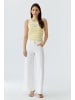 Oui Tank Top in white yellow