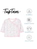 TupTam Baby Langarm Wickelshirt 5er Set in weiß/grau
