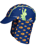Playshoes Kinder Mütze "UV-Schutz Mütze Krokodil" in Blau