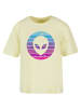 F4NT4STIC Tee Alien Kopf in softyellow
