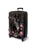 NoBoringSuitCases Suitcase, Koffer, Reisekoffer Pferd rosa schwarz
