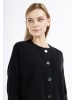 DreiMaster Damen Strickjacke Mit Knöpfen in Schwarz
