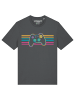 wat? Apparel T-Shirt Retro Joystick in Grau