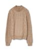 Vero Moda Strickpullover in Silver Mink