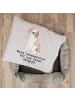 Mr. & Mrs. Panda Hundebett Saint Bernard Lebensretter mit Spruch in Grau Pastell