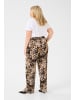 KAFFE curve Casual Hose KCjulia Loose fit in Leopard Print