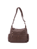 B Cavalli B Schultertasche in COFFEE