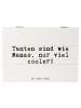 Mr. & Mrs. Panda Dekokiste Tanten sind wie Mamas,... mit Spruch in Weiß