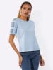creation L Kurzarmshirt in hellblau