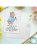 Mr. & Mrs. Panda Postkarte Arzt Unterschrift mit Spruch in Weiß