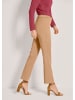 MADELEINE Stretch-Hose mit Biesen, Bügelfalten in berber