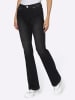 Heine Bootcut-Jeans in black denim
