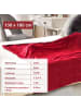 COSTWAY Heizdecke 130 x 180 cm in Rot