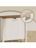 VASAGLE Küchenschrank Liry in Weiß-Braun - (B)80 x (H)80 x (T)40 cm