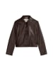 Marc O'Polo Lederjacke fitted in Burnt Coffee