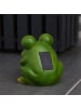 MARELIDA LED Solar Gartenfigur Frosch in grün - H: 11cm