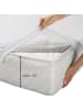 Erwin Müller Molton Spannbettlaken wasserdicht/kochfest f. Boxspringbett Prenzlau in weiß