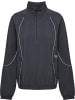 Hummel Trainingsjacke "Pulse Woven W Half Zip" in Grau
