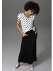 Aniston CASUAL Maxirock in schwarz