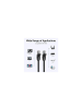 Baseus Netzwerkkabel RJ45 LAN-Kabel , UTP, Cat.6a 10m Schwarz