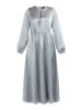 DreiMaster Damen Midikleid in Graublau