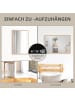 HOMCOM Wandspiegel in Naturholz 50L x 2B x 70H cm