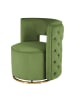 Kayoom Sessel Drehsessel Beverly Pistachio in pistachio-grün - gold