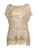 IZIA Damen Pullover in Gold Metallic