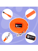 Reichstadt Reichstadt  RS Pets Führleine PVC 25RSP086 Orange 5m