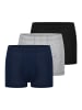 Schiesser Retro Short / Pant 95/5 Essentials - Organic Cotton in Schwarz / Blau / Grau